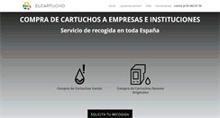 Desktop Screenshot of elcartucho.com