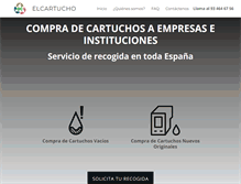 Tablet Screenshot of elcartucho.com